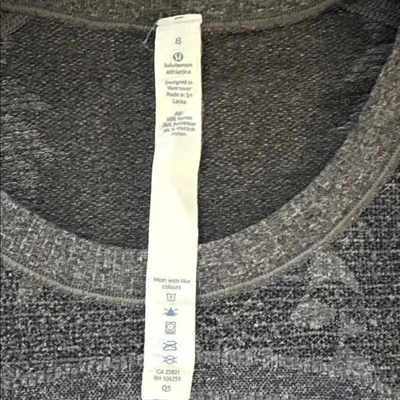 lululemon athletica Gray Long Sleeve Top - Picture 2 of 4